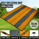Double Self Inflating Mattress Sleeping Mat Air Bed Camping Hiking Joinable Oran