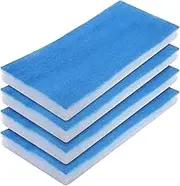 Voniecop Airbrush Hobby Airbrush Spray Booth Filter Set, Fiberglass Booth Replace Filter Compatible for Master, Paasche 4Pcs Blue