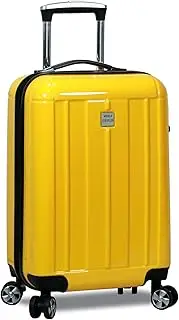 [World Traveler] Contour Luggage Suitcase, Large, Expandable, 8 Spinner Wheels, TSA Approved Lock