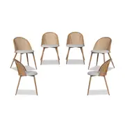 Avila Dining Chair - Natural Set of Six Bundle