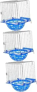 SEWOART 3pcs Hatching Nest Bird Cages Bird Nest Parakeet Cage Birdcage Bird Parrot Nest Parakeet Nest Pigeon Nest Bowl Bird Hideaway Bird Cage Nest Hanging Birds Nesting Basin Iron Wire