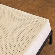 Pure Green Natural Latex Mattress Topper - Medium Firmness - 1 Inch - King (G...