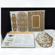 Anna Griffin FRETWORK ONE Frames Ornate Medallion Dies