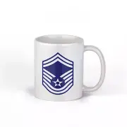 USAF E8 E-8 Senior Master Sergeant Ceramic 11 Ounce Coffee Mug