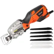 5.0 Amp Variable-Speed Corded Reciprocating Saw - 3000spm for Versatile Cutti...