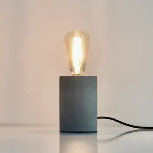DeLife- 純粹圓柱水泥燈座2.0- 附LED愛迪生燈泡