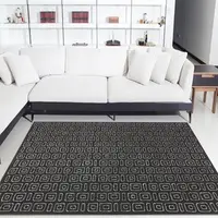 在飛比找有設計U design優惠-Fuwaly｜德國Esprit home 迴紋黑地毯-200