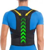 Back Brace Posture Corrector for Women and Men, Back Braces for Upper & Lower XL