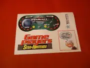 Super Nintendo SNES Super Pinball Controller Sticker Skin Game Players w/ Popeye