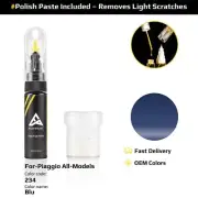 Touch Up Paint For Piaggio All Models 234 Blu With Polish Paste