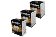 6pc Camelion LED Light Bulb B22 9W 240V 2700K Bayonet 806 Lumen Globe Warm White