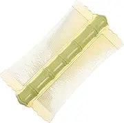 ASAKKURA Double Sided Comb for Pets Gentle Plastic Removal Tool with Cute Bamboo Design Compact for Easy Handling and Cleansing No Snagging Pulling