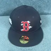 New Era BOSTON RED SOX Cloud 5950 59Fifty 2004 World Series Baseball Hat 7 1/2