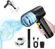 YwuLy Handheld Vacuum Cleaner, Portable Car Vacuum Cleaner Cordless, 8000Pa Powerful Mini Vacuum, Small Hand Held Vacuum Cordless for Car, Home, Office, Kitchen, Carpet, Pet Hair Cleaning (Black)