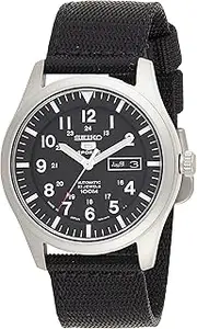 [SEIKO] 5 Automatic Black Dial Mens Watch SNZG15J1