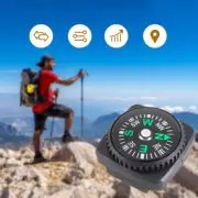 4pcs Mini Compass North Navigation Survival For Bracelet Bag Strap Watch Tools