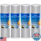 Sabethe Whole House Water Filter, 1 Micron 2.5" x 10" CTO Carbon Sediment Wat
