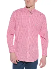 TailorByrd Classic Gingham Stretch Shirt