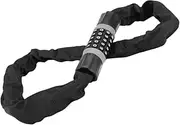 Kisangel Multi Purpose Carbon Steel Bike Chain Lock Scratch Password Security for Bikes Motorcycles and Scooters Durable Chain Lock for Outdoor Use