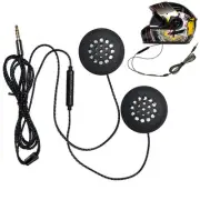 Referee Headphone Earphone 3.5mm Black Headphone Speaker Helmet Interphone