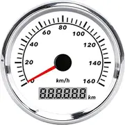 Digital GPS Speed Odometer, 85mm GPS Speedometer, 0-160 Km/h Digital Odometer with Backlight, Easy to Read, Ideal for Car,Truck,Marine,Boat,Yacht,Motorcycle