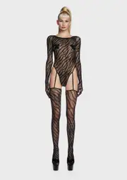 Simply Unhinged Fishnet Bodystocking