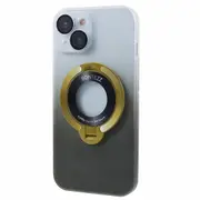 Anti-Drop Hard PC Case for iPhone 15 Plus Skin-Touch Kickstand Phone Cover Compatible Green