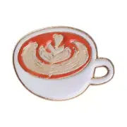 Personalized Luminous Coffee Cup Enamel Pins Badges Scarf Pins Coffee Mug Brooch