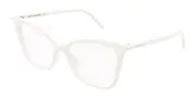 Saint Laurent SL 386 014 Men's Glasses White Size 53 - Private Health Rebate - Blue Light Block Available
