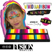Fusion Body Art Petal Palette - Leanne's Vivid Rainbow