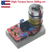 High Torque Servo DC12V 24V 380kg.cm Steel Gear with Potentiometer for Robot Arm