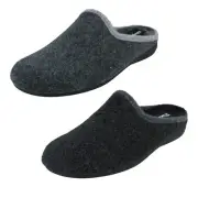 Mens Padders Wide Fitting Mule Slippers Orion
