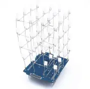 1PCS 4X4X4 Light Cube Kit LED DIY suite Kit Blue for Arduino Shield