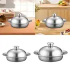 Flying Saucer Steaming Plate Fish Poacher for Cereals Seafood Coarse Grains
