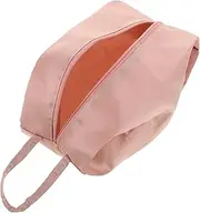 [TOVINANNA] Cosmetics Storage Bag Organizer Cosmetic Bags Portable Travel Shoe Bag Travel Makeup Bag Packing Toiletries Bag Women Pouch Travel Bags for Clothes Traveling Bags Oxford Cloth Pink