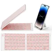 Bluetooth Foldable Keyboard - Wireless Portable Folding Keyboard, Full-Size U...