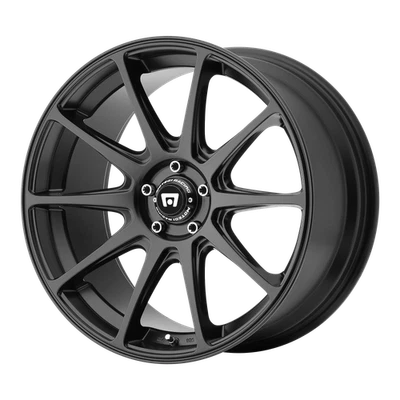 17x8 Motegi MR127 CS10 Satin Black Wheel 5x100 (38mm) (for: Volkswagen)