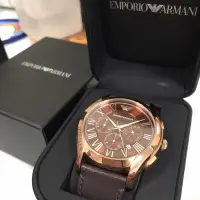 在飛比找蝦皮購物優惠-Armani AR1701 三眼 玫瑰金 手錶⌚️ 錶 專櫃