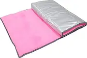 VICASKY Nap Mat Kindergarten Mat Crib Mattress Bed Sleeping Mat Sleepover Bed Travel Cot Preschool Sleep Mat Cot Pink Middle Layer Hollow Pp Cotton