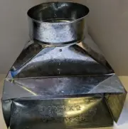 Grey Metal-10X4X4in. Angle Boot