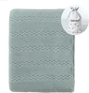 CREVENT 76x102cm Light Cozy Plush Fluffy Warm Fleece Stroller Blanket for Girl Boy Infant Toddler Crib Cot Stroller (Light Grey)