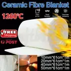 Ceramic Fiber Blanket High Temperature Thermal Fireproof Insulation mat 0.61x1M