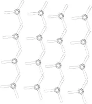 NUOBESTY 24pcs Shade Buckle Table Lamp Lampshade Clip Spring Adapters 100 Mm Lamp Shade Accessories and Parts Lampshade Spring Clips Light Bulb Adapter Light Harp Branches Silver