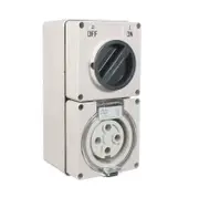 NLS 66CV440 - 4 Pin 40Amp Switched Socket Outlet IP66 - 30614