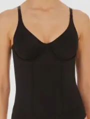 Natori Women Black Liquid Underwire Bustier Size M