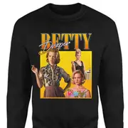BETTY DRAPER Homage Sweatshirt CrewneckHoodie sweatshirt