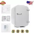 Portable Mini Fridge with Freon-Free Cooling/Warming - 4L for Skincare & Snacks