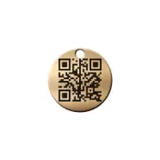 FOMO Pet Tags Cat ID Tag Brass Small