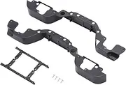 RC Plastic Mudguard Wheel Guard Fenders Rear Tires Mudguard for Axial SCX24 AXI 90081 RC Car Black 1 Set