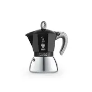 Bialetti - MOKA Induction Black 6 Cup Espresso Maker (Made in Europe)